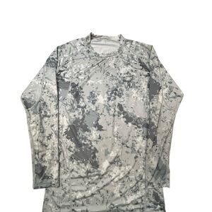 Tesla Men’s Digital Camo Athletic Compression Shirt XL Polyester Polyurethane